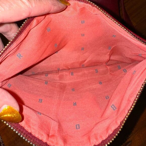 Bjorn borg leather crossbody fold over w/long adjustable and fixed handle EUC - Picture 5 of 9